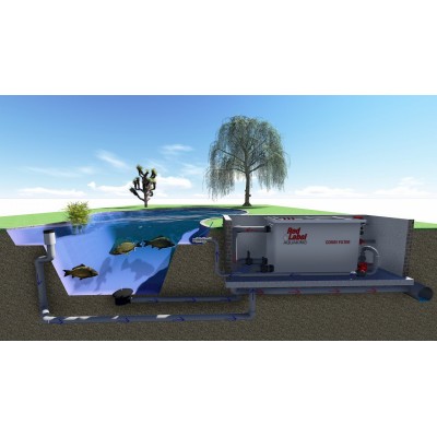 Комбінований барабанний фільтр для ставка (УЗВ) Aquaking Red Label Combi Drum filter 30/35 Комбінований барабанний фільтр для ставка (УЗВ) Aquaking Red Label Combi Drum filter 30/35