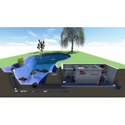 Комбінований барабанний фільтр для ставка (УЗВ) Aquaking Red Label Combi Drum filter 30/35 Комбінований барабанний фільтр для ставка (УЗВ) Aquaking Red Label Combi Drum filter 30/35