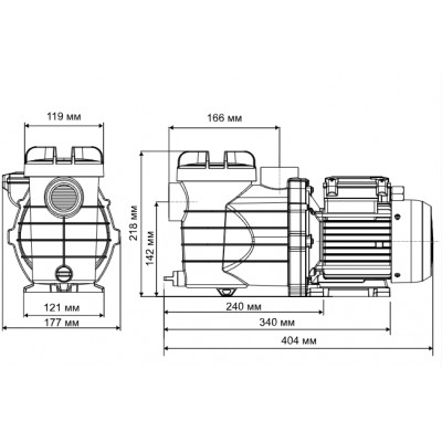 Фільтраційна установка Aquaviva Lagoon 400 (7.5 м3/год, D300)