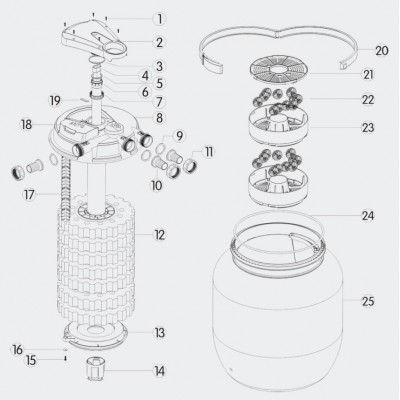 Напірний фільтр для ставка SunSun CPA-75000 55W Напірний фільтр для ставка SunSun CPA-75000 55W