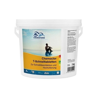 Повільно розчинний хлор 5 кг Сhemochlor-T-Groβtabletten (табл. 200 г)