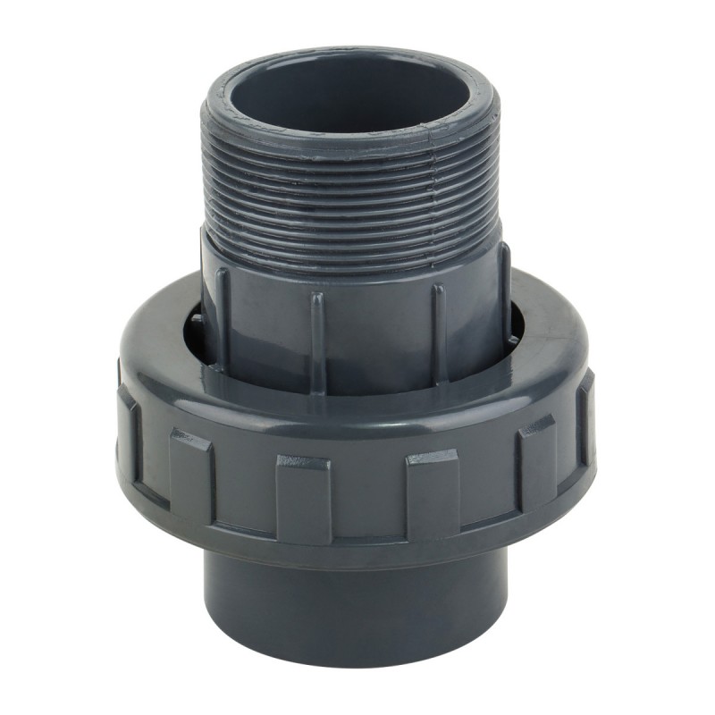 Муфта розбірна з нар. різьбленням PVC Kripsol EHM30 50.C, 50 мм х 1 1/2"