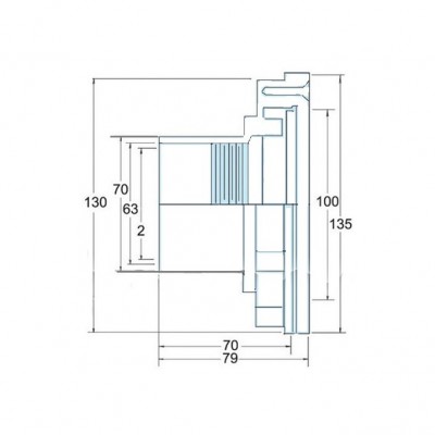 Всмоктуюча форсунка під бетон Hayward 3318 Всмоктуюча форсунка під бетон Hayward 3318