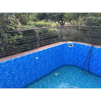 Лайнер для басейну Cefil Darker Cyprus (блакитний мармур)