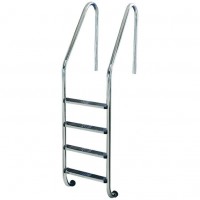 Драбина Flexinox Standard (4 сходинки), для широкого борту AISI-316