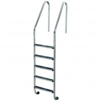 Драбина Flexinox Standard (5 сходинок), для широкого борту AISI-316