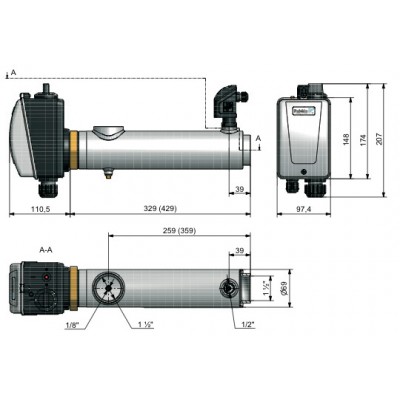 Електронагрівач Pahlen Compact 9,0 kW 
