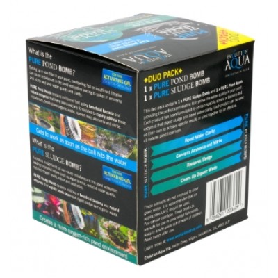 Набір Evolution Aqua Duo Pack Pure Sludge Bomb & Pond Bomb - видалення осаду та бактерій Набір Evolution Aqua Duo Pack Pure Sludge Bomb & Pond Bomb - видалення осаду та бактерій