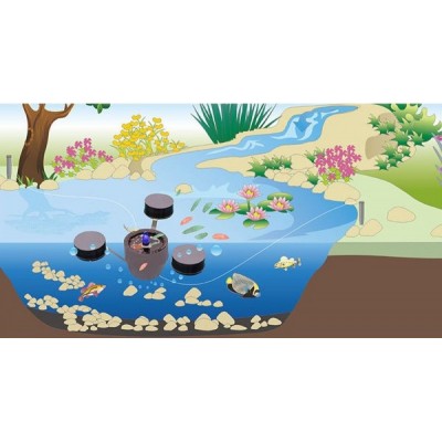 Скімер для ставка плаваючий SunSun CSP-250 LED