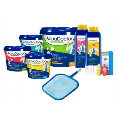 Набір хімії для басейну AquaDoctor 8 в 1 (10-15 м3)