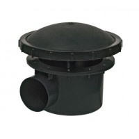 Донний злив для ставка під плівку 110 мм з аерацією