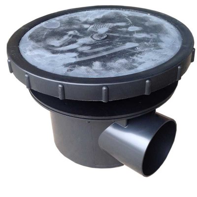 Донний злив для ставка під плівку 110 мм з аерацією Донний злив для ставка під плівку 110 мм з аерацією