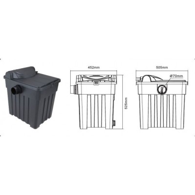 Фільтр проточний для ставка AquaKing Bio Filterbox BF-25000 