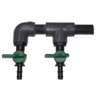 Кран для аератора 16 мм AquaKing на 2 виходи