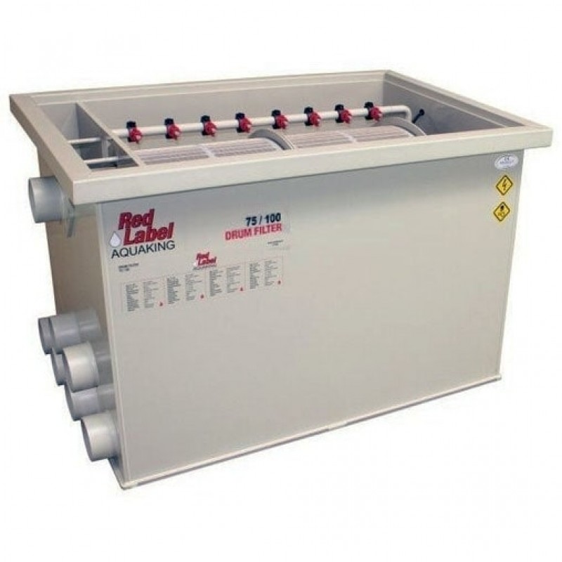 Барабанний фільтр для ставка (УЗВ) AquaKing Red Label Drum Filter 75/100