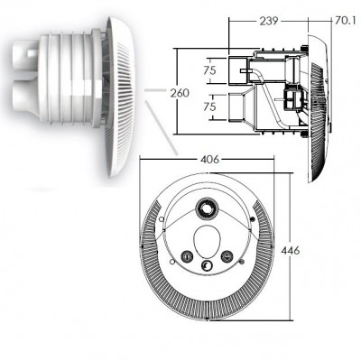Протитечія AquaViva WTB400T 80 м3/год