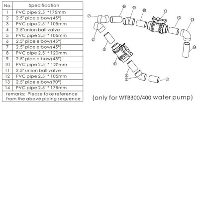 Протитечія AquaViva WTB400T 80 м3/год