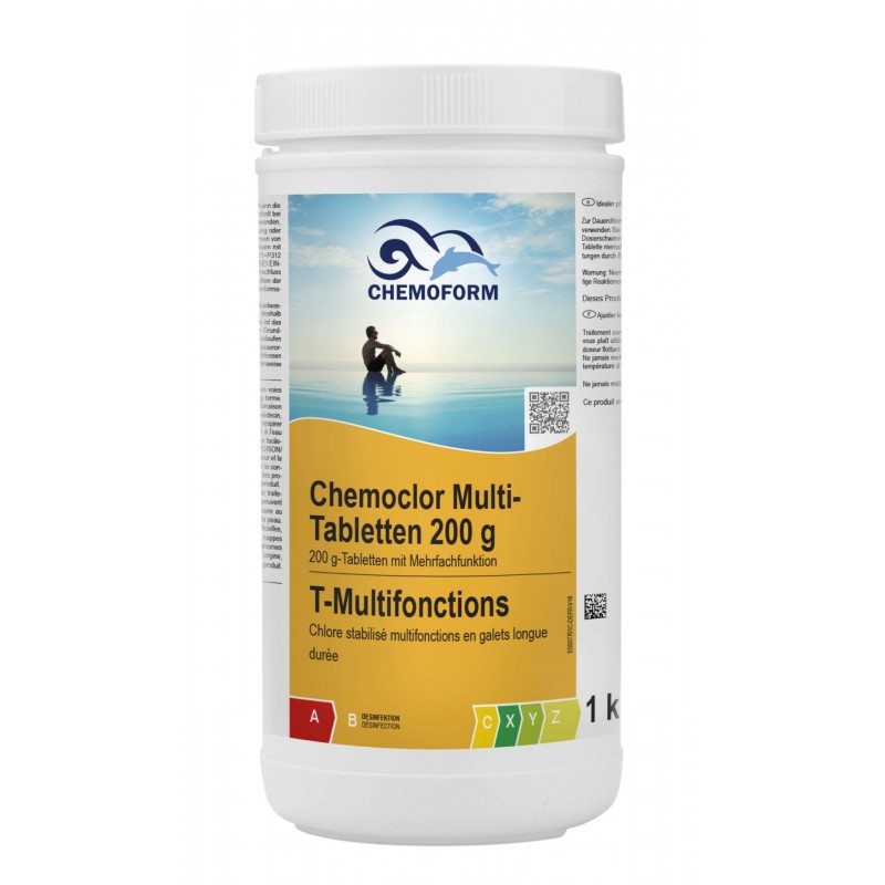 Мультітаб 3 в 1 1 кг Chemoform Multitab (табл. 200 г) Мультітаб 3 в 1 1 кг Chemoform Multitab (табл. 200 г)