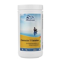 Повільно розчинний хлор 1 кг Chemochlor-T-Tabletten (табл. 20 г)