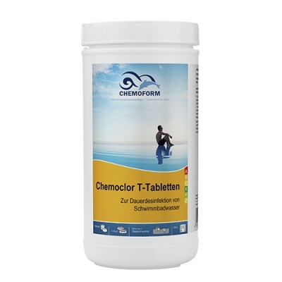 Повільно розчинний хлор 1 кг Chemochlor-T-Tabletten (табл. 20 г) Повільно розчинний хлор 1 кг Chemochlor-T-Tabletten (табл. 20 г)