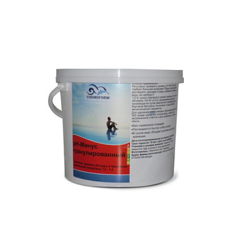 Засіб для пониження рівня рН 25 кг Chemoform pH Minus Засіб для пониження рівня рН 25 кг Chemoform pH Minus