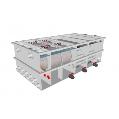 Комбінований барабанний фільтр для ставка (УЗВ) Aquaking Red Label Combi Drum filter 100/200 XL Комбінований барабанний фільтр для ставка (УЗВ) Aquaking Red Label Combi Drum filter 100/200 XL