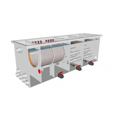 Комбінований барабанний фільтр для ставка (УЗВ) Aquaking Red Label Combi Drum filter 75/100 XL Комбінований барабанний фільтр для ставка (УЗВ) Aquaking Red Label Combi Drum filter 75/100 XL