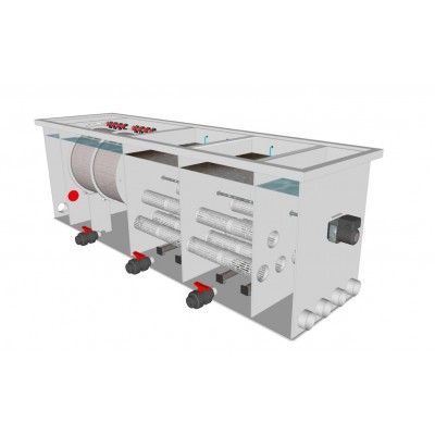 Комбінований барабанний фільтр для ставка (УЗВ) Aquaking Red Label Combi Drum filter 75/100 XL Комбінований барабанний фільтр для ставка (УЗВ) Aquaking Red Label Combi Drum filter 75/100 XL