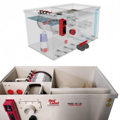 Комбінований барабанний фільтр для ставка (УЗВ) AquaKing Red Label Combi Drum 20/25 Basic Model 2 Комбінований барабанний фільтр для ставка (УЗВ) AquaKing Red Label Combi Drum 20/25 Basic Model 2