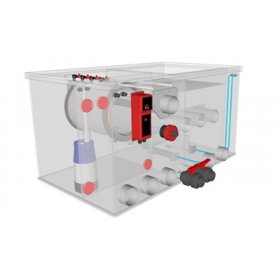 Комбінований барабанний фільтр для ставка (УЗВ) AquaKing Red Label Combi Drum 20/25 Basic Model 2 Комбінований барабанний фільтр для ставка (УЗВ) AquaKing Red Label Combi Drum 20/25 Basic Model 2