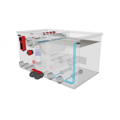 Комбінований барабанний фільтр для ставка (УЗВ) AquaKing Red Label Combi Drum 20/25 Basic Model 2 Комбінований барабанний фільтр для ставка (УЗВ) AquaKing Red Label Combi Drum 20/25 Basic Model 2