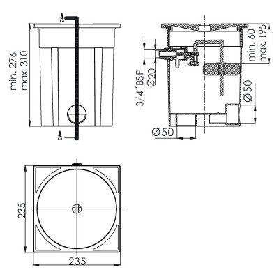 Автоматичний регулятор рівня води Emaux RO-7 Автоматичний регулятор рівня води Emaux RO-7