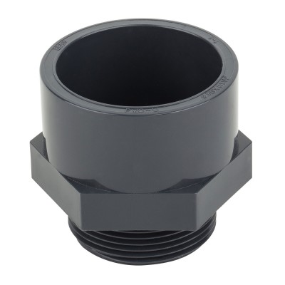 Муфта PVC ERA із зовнішнім різьбленням 75 мм х 2 1/2"