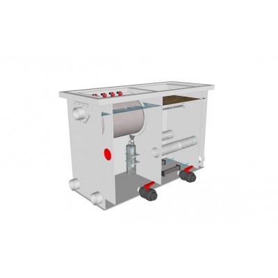 Комбінований барабанний фільтр для ставка (УЗВ) Aquaking Red Label Combi Drum filter 20/25 Комбінований барабанний фільтр для ставка (УЗВ) Aquaking Red Label Combi Drum filter 20/25