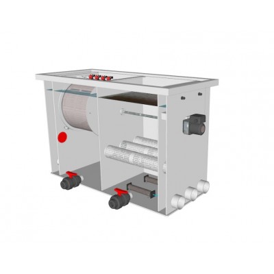 Комбінований барабанний фільтр для ставка (УЗВ) Aquaking Red Label Combi Drum filter 30/35 Комбінований барабанний фільтр для ставка (УЗВ) Aquaking Red Label Combi Drum filter 30/35