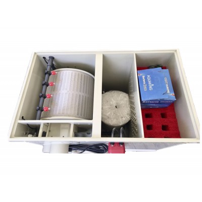 Комбінований барабанний фільтр для ставка (УЗВ) AquaKing Red Label Combi Drum HAPPY Комбінований барабанний фільтр для ставка (УЗВ) AquaKing Red Label Combi Drum HAPPY