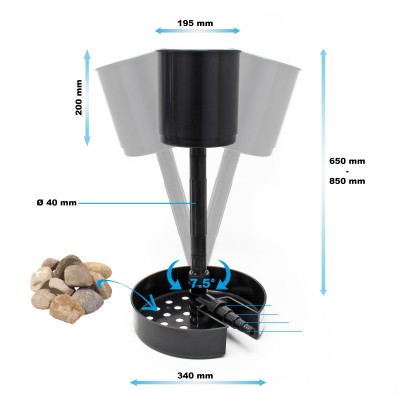 Скімер для ставка Jebao SK-50