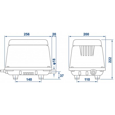 Аератор HIBLOW HP-120