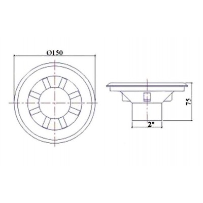 Форсунка під лайнер донна Kripsol, регульована BIFL.C