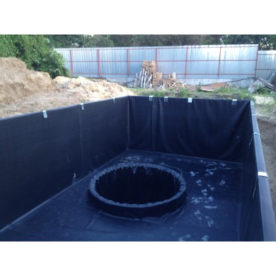 Монтаж плівки ПВХ для ставків і водойм