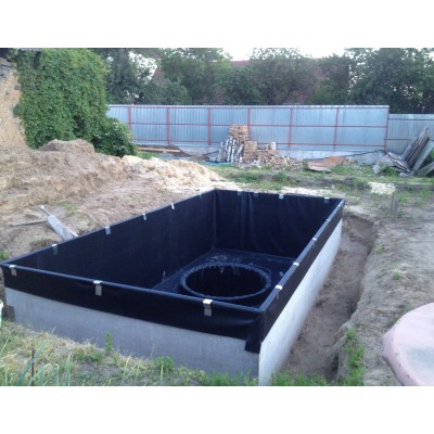 Монтаж плівки ПВХ для ставків і водойм