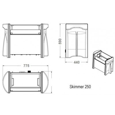 Скімер для ставка Oase Skimmer 250 Скімер для ставка Oase Skimmer 250