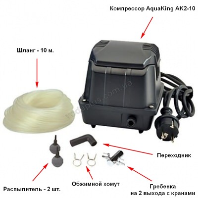 Аератор Aquaking Set AK2-10 (к-кт) Аератор Aquaking Set AK2-10 (к-кт)