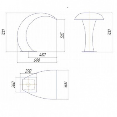 Водоспад для басейну Кобра 