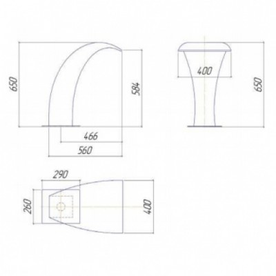 Водоспад для басейну Лотос