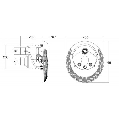 Закладна частина для протитечії Emaux EM0055 Закладна частина для протитечії Emaux EM0055